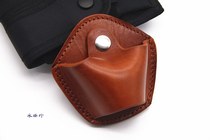 ESKI Ace imported handmade cowhide sleeve handcuffs casual asp tube handcuffs quick pull-out waist handcuffs bag