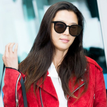 GM sun glasses female star polarized retro seaside sunglasses summer sunscreen Korean tide face small net red glasses