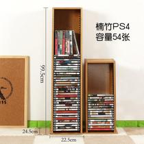 PS4 game CD CD rack wall vinyl record storage rack box box disc shelf Classical phonograph finishing rack