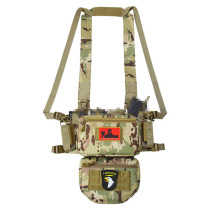 2021 Summer Seal Commando Tactical multifunctional chest hanging American camouflated military fan CS training protective vest