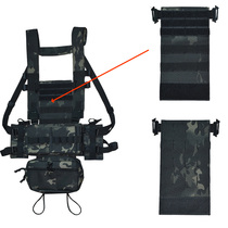Outdoor military fan seal six team lightweight MK3 chest hanging accessory board D3 tactical vest MOLLE chest protector