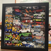 Car storage photo frame three and a half tons coffee storage box cartoon model animation toy display frame