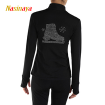 Forno Nasinaya 3-color custom childrens adult figure skating suit top jacket zipper training suit Skates 3