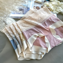 Modal underwear women high waist cotton antibacterial breathable crotch no trace Ice Silk thin summer triangle shorts head