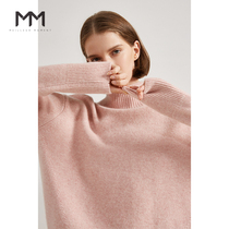 Shopping mall same MM lemon sweater woman 2019 new winter loose high collar cashmere knitted sweater 5A9130403Q