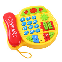 Infant childrens toys telephone baby early education children puzzle music mobile phone baby 0-1-3 years old 12 months