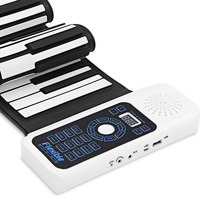 Hand roll electronic piano 88 key thick plate keyboard beginner hand roll electronic piano hand roll piano cross-border hot sale