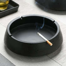 Porcelain color beauty creative relief ceramic ashtray large retro home living room office thickened ashtray