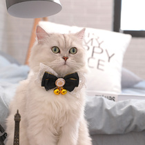 Cat bow tie Collar Bow halter neck Cat brand Pet dog decoration bell jewelry accessories Cat cute tie