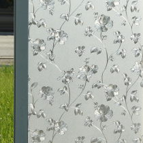 Glass sticker toilet light transparent opaque frostsand film window home anti-peep blackout glass window sticker