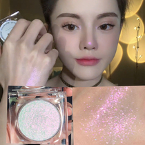 High-gloss monochrome diamond burst powder to brighten eye shadow all-in-one disc complexion fairy three-dimensional face modification pearlescent fine powder