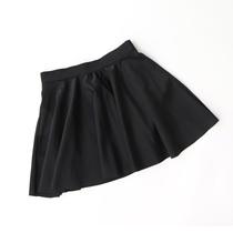 Junior Qi black split belly cover thin wild skirt Swimsuit lower body bikini skirt