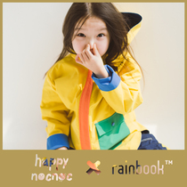 Rainbook original design Joint color double-sided wear outdoor windbreaker jacket parent-child yellow and blue color