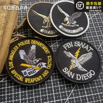 U.S. law enforcement Eagle armband embroidery morale chapter Velcro seal VITAS Flying Eagle badge cloth patch