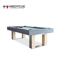 Standard household pool table Chinese style black eight or nine ball table Modern commercial villa table tennis two-in-one pool table