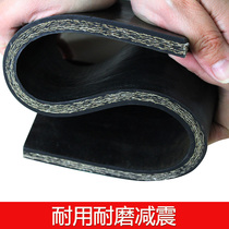 Clip cloth rubber sheet Black 5mm shock absorption cloth rubber pad shop car rubber industrial clip line non-slip buffer pad