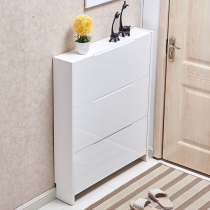 Household large capacity shoe cabinet for shoes at the door Ultra-thin 17cm dump simple modern foyer cabinet storage entrance cabinet