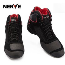 German NERVE racing shoes motorcycle riding shoes spring and summer break-proof breathable casual boots cowhide locomotive spot