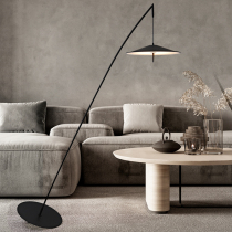 Designer living room simple personality creative fishing floor lamp modern Nordic decorative model room light luxury bedroom lamp