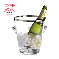 French imports Peugeot Twin Ear Champagne Ice Bucket Glass Ice Cubes Party party cooling Ice Bucket Large