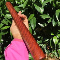 Mahogany rolling pin solid wood household small dumpling skin cake water ripple collection Burmese Rosewood fruit red sandalwood