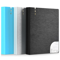 Chuangyi office supplies 4-hole D-type a4 binder perforated folder Multi-layer storage box Insert PP foam thickened data book File storage bag 11-hole loose-leaf bag transparent certificate collection book