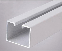 Aluminum Gauge PVC Folding Door Indoor Partition Toilet Mall Balcony Stairs Pushing Ramen Accessories Aluminum Alloy Track