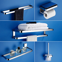 Export Germany 304 stainless steel towel rack toilet rack bathroom hardware pendant