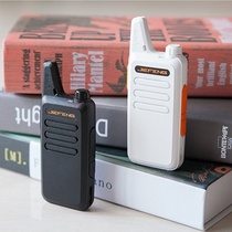  Jiefeng ultra-thin mini walkie-talkie High-power wireless hotel walkie-talkie Civil self-driving tour console Micro USB
