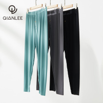 Mens MoDel autumn pants men wearing close-fitting easy beating underpants lining pants slim fit cotton sweatpants for boys autumn and winter