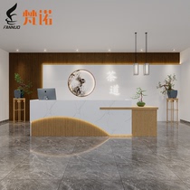 Company front desk Reception desk Tea room bar Chinese medicine hall Physiotherapy ear picking shop New Chinese cashier Beauty salon counter