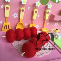 (Domi Town) Non-woven felt cloth rock candy haws finished kindergarten early education teaching environment layout
