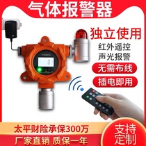 Industrial independent use of chlorine gas oxygen hydrogen sulfide ethylene oxide formaldehyde gas detection alarm