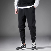 Sport pants mens autumn winter bunches pants cotton casual loose small feet up and down pants winter style thickened sweatpants