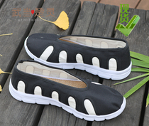 Wudang Mountain Taoist shoes round mouth ten square shoes Taoist shoes male ladies same Taiji shoes cloud shoes with Taoist clothing
