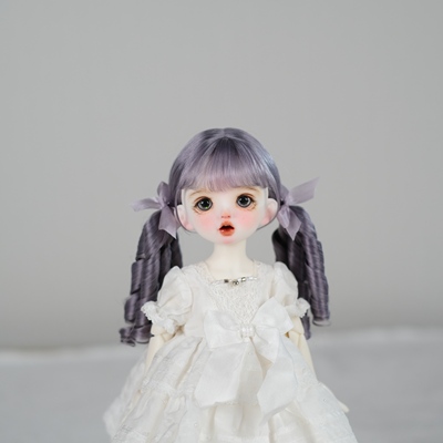 taobao agent [AWEN] Awen BJD wig 6 -point card meat SOO Russian combing horse -haired low ponytail roll