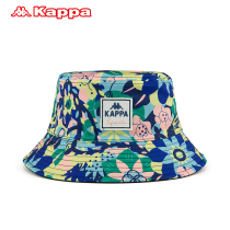 Kappa Kappa fisherman hat 2021 new female outdoor two-sided fisherman hat full of sun hat K0B48MX17