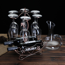 Wine rack Creative upside down wine glass rack Wine rack European wine bottle rack Wine rack wine glass household set