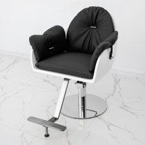 High-end net red hairdressing chair hair salon special lifting down barber shop chair glass fiber reinforced plastic hair cutting perm seat