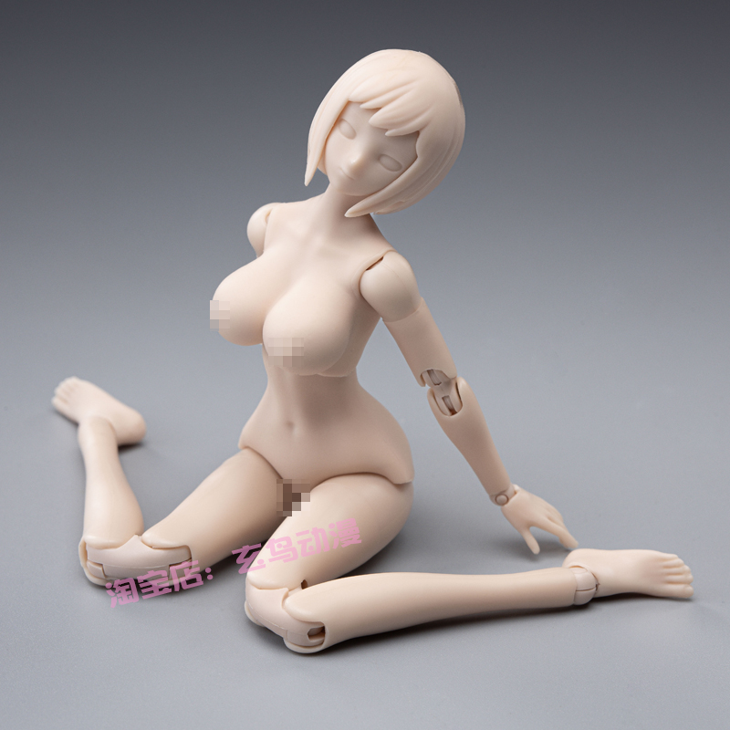 86TOYS1/12 半プラスチック女性ボディモデル関節可動ストップモーションアニメーション人形
