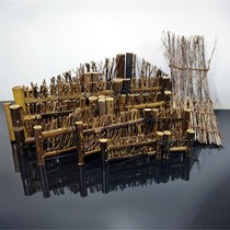 Furnishing sashimi plate decoration Bamboo Bamboo silk bamboo fence Japanese cuisine decorative fence fence fence partition bamboo products