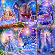 Dream Fairy Puzzle 300 500 1000 pieces of large adult adult decompression toys children puzzle Cinderella