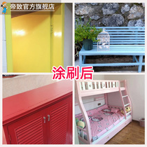 Water-based wood paint self-brushing furniture renovation color change solid wood doors and windows odorless wood paint wood environmental protection wood paint