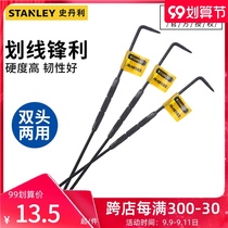 Stanley scribing tool stitch elbow scribing needle fitter double-headed scribe lender lengthy steel plate alloy scribing pen