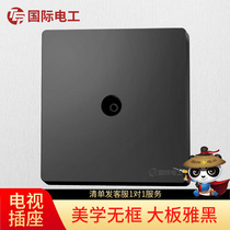 (TV socket) Type 86 switch panel socket household one TV closed circuit cable TV line junction box