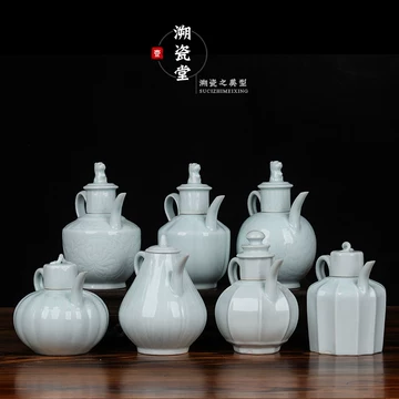 宋代风青白釉茶壶-宋代风青白釉茶壶促销价格、宋代风青白釉茶壶品牌- 淘宝