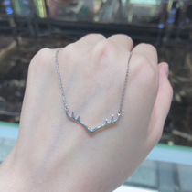 Pt950 platinum chain hipster simple fashion