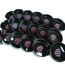 Source release inspection ANTI SOCIAL SOCIAL CLUB black powder ceramic ashtray Tide brand