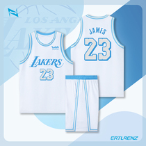 James Jersey basketball suit suit mens Lakers Kobe Kobe jersey team match suit group purchase new customization