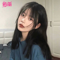 Wig female hair black long straight natural simulation full head cover summer daily jk shape lolita medium and short hair cover